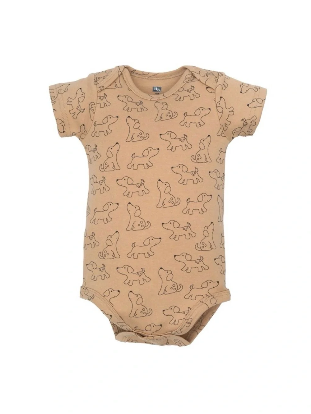 Brand New Set of 4 Hudson Baby Cotton Bodysuits 6-9 months